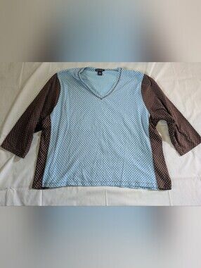 SML Sport Polka Dot 3/4 Sleeve Top